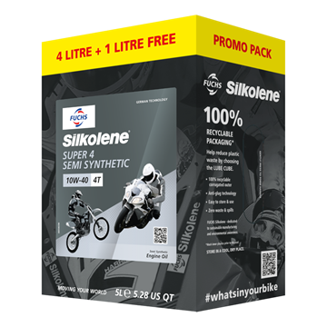 Silkolene Super 4 10W-40 Semi Synthetic (5L)
