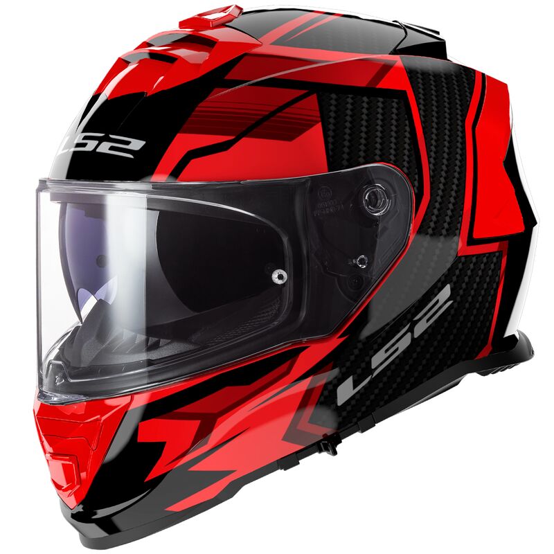LS2 FF800 STORM II (TRACKER GLOSS RED)