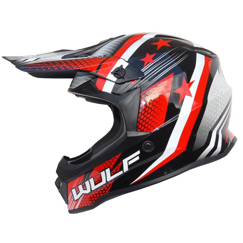 WULFSPORT ADULT ICONIC HELMET (RED)