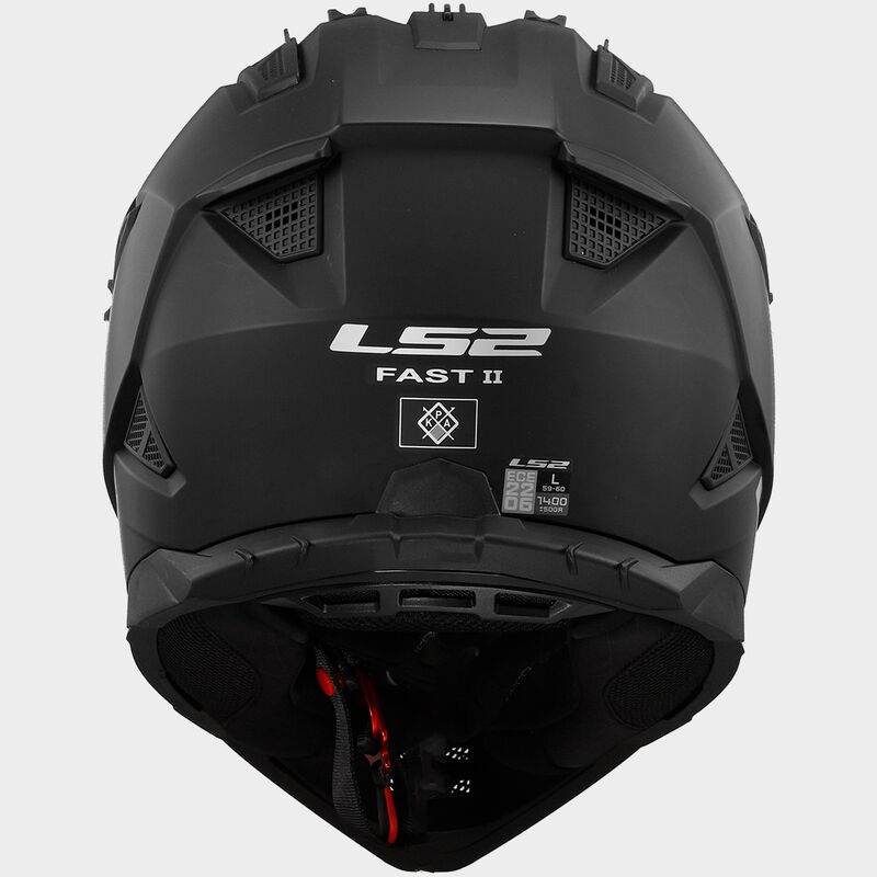LS2 MX708 FAST II (MATT BLACK)