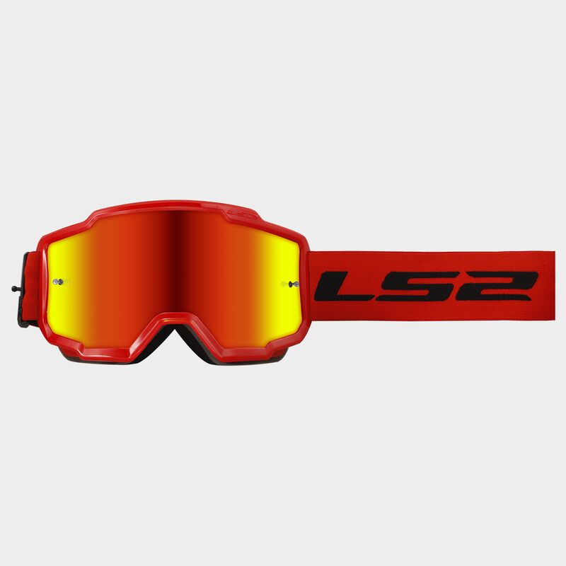 LS2 CHARGER GOGGLES - RED