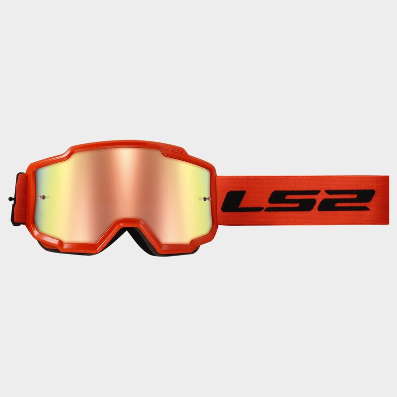 LS2 CHARGER GOGGLES - ORANGE