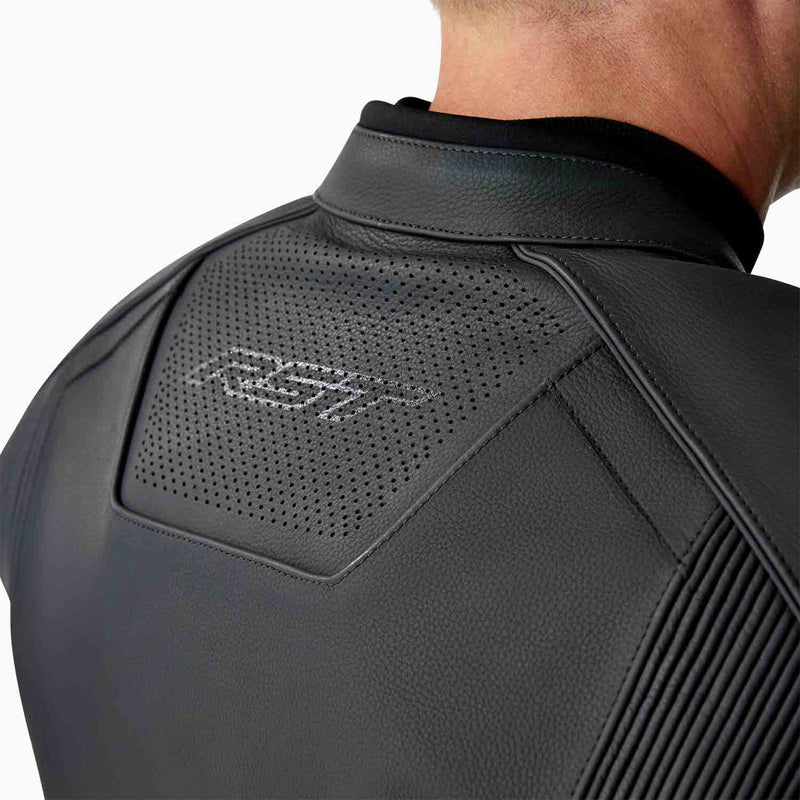 RST S1 D3O Leather Jacket - Black/Black