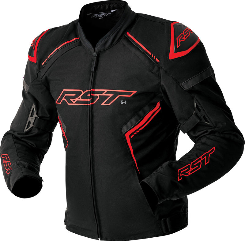 RST S1 D3O Textile Jacket - Black/Red