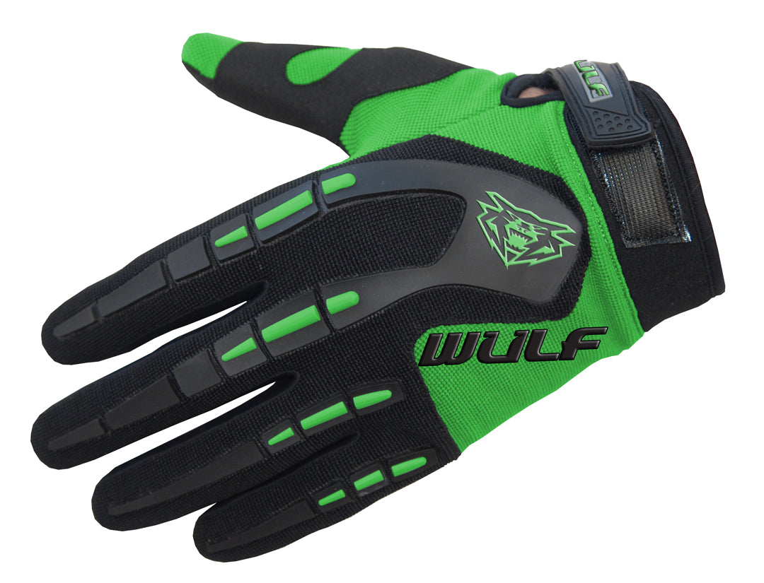 WULFSPORT ADULTS ATTACK GLOVES GREEN