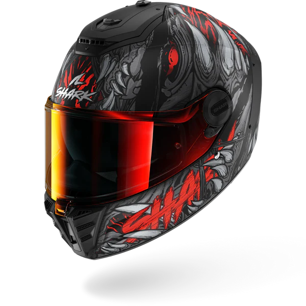 Shark Spartan RS Shaytan Matt Black Red Anthracite