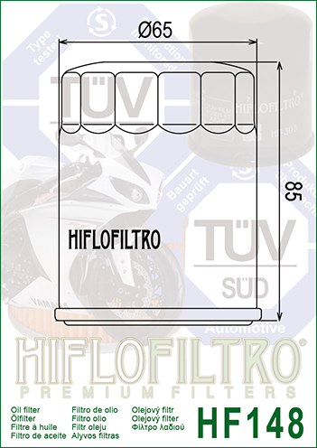 Hiflo HF148 Oil Filter
