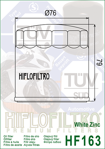 Hiflo HF163 Oil Filter