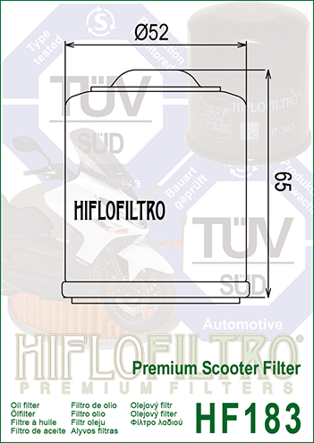 Hiflo HF183 Oil Filter
