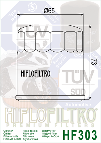 Hiflo HF303 Oil Filter