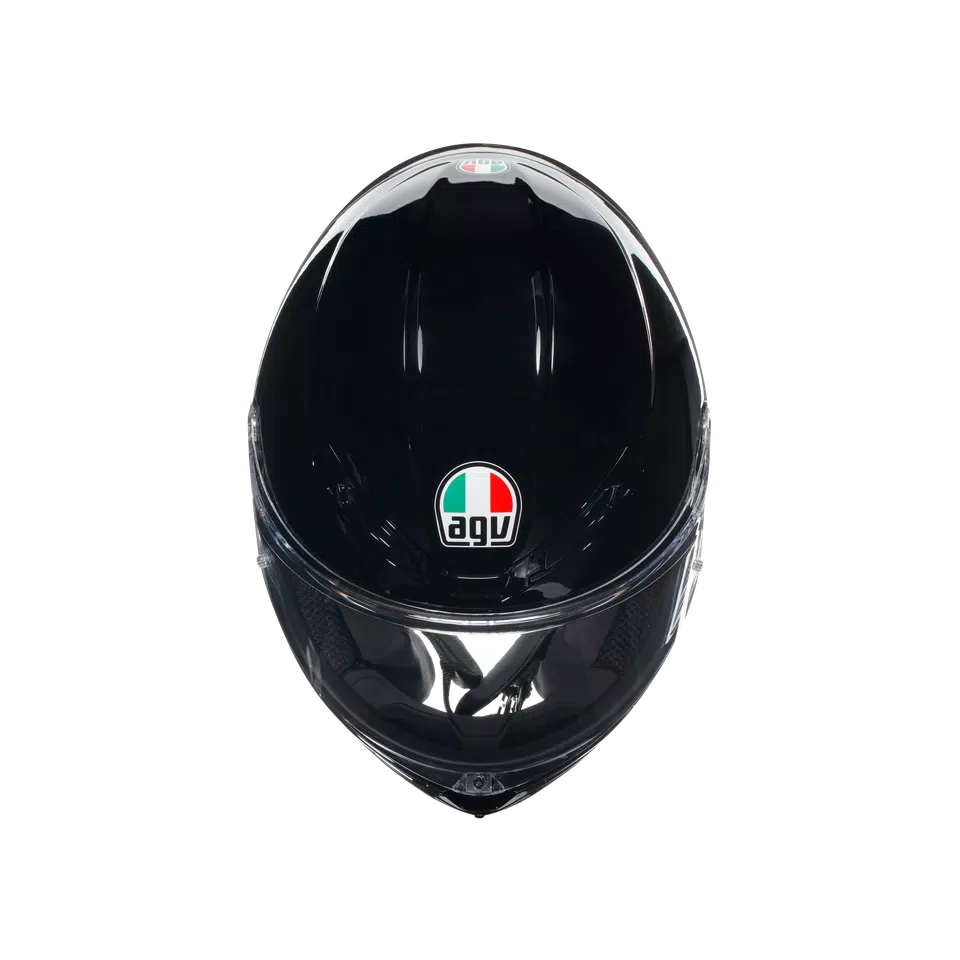 AGV K6-S Solid Gloss Black