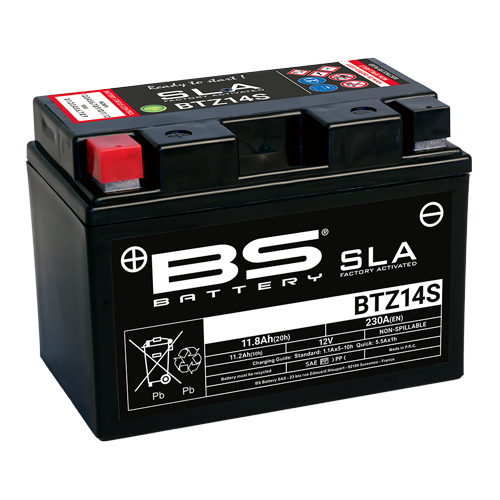 BTZ14S - BS BATTERY SLA Battery Maintenance Free Factory Activated
