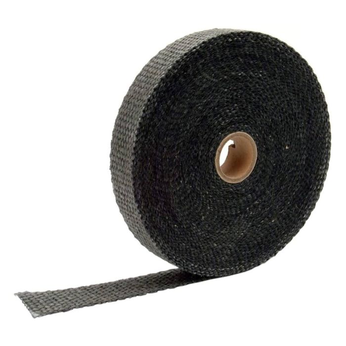 Bike It Exhaust Wrap 1" x 50ft Black