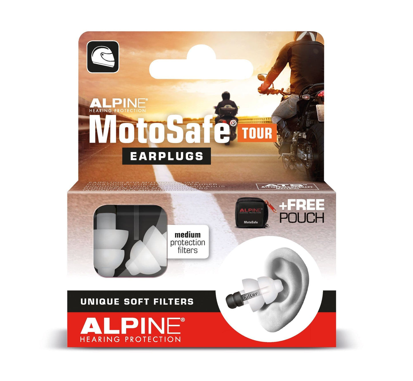 Alpine MotoSafe Tour Earplugs