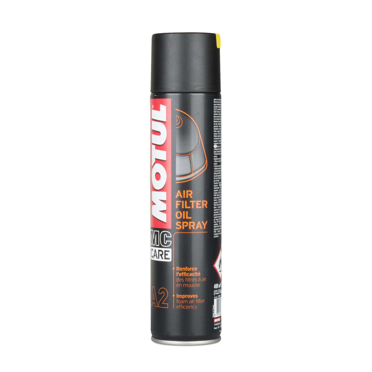 MOTUL MC CARE A2 AIR FILTER OIL SPRAY (400ML)
