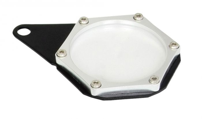 Bike It Anodised Hexagon Chrome Tax Disc Holder