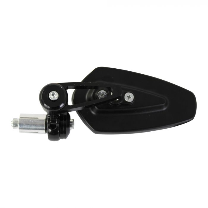 Bike It Universal Titan Bar End Mirrors Black Pair