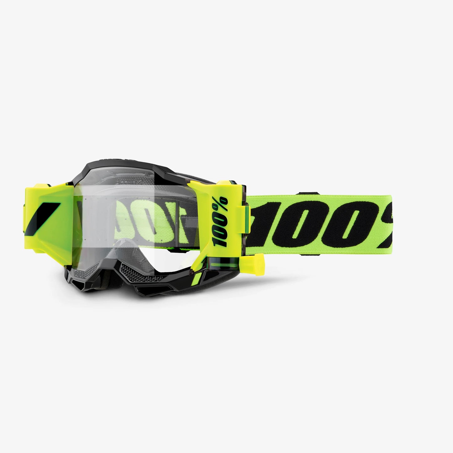 100% Accuri 2 Forecast Roll-Off Goggle - Neon Yellow