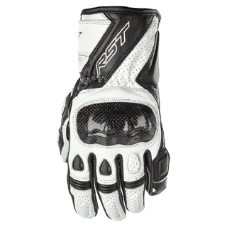 RST Ladies Stunt 3 CE Women Gloves Leather/Textile - White