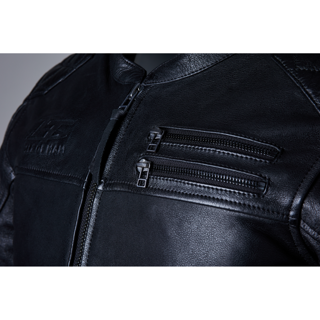 RST IOM TT HILLBERRY 2 CE MENS LEATHER JACKET (BLACK)