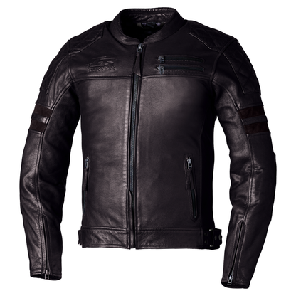 RST IOM TT HILLBERRY 2 CE MENS LEATHER JACKET (BROWN)