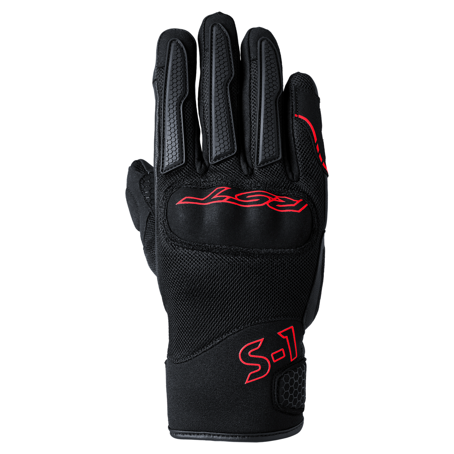 RST S1 Mesh CE Mens Glove (Black and Red)