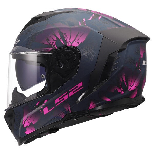 LS2 FF818 Storm III (Burst Matt Black Pink)