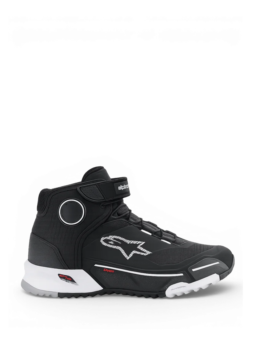 Alpinestars CR-X DS Riding Shoes (Black/Camo Red)