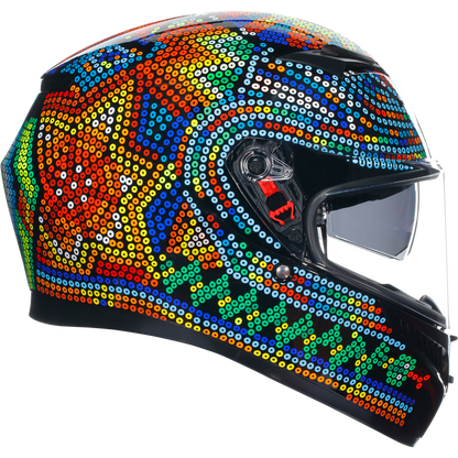 AGV K3 Rossi Winter Test 2018 ECE 22.06