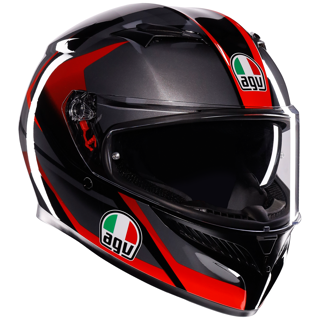 AGV K3 ECE 22.06 Striga - Black Grey Red