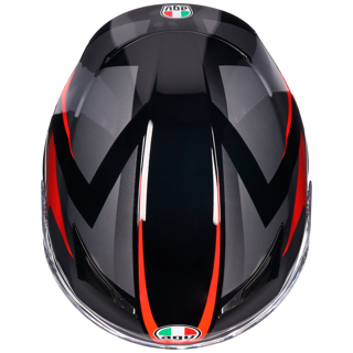 AGV K3 ECE 22.06 Striga - Black Grey Red
