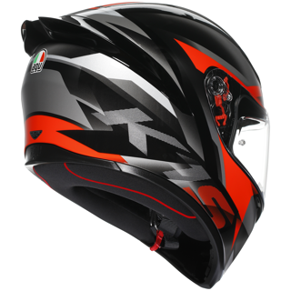AGV K1-S Fastlap - Black Grey Red