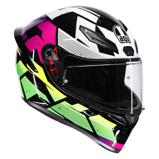 AGV K1-S Punkpulse - Black Purple Lime