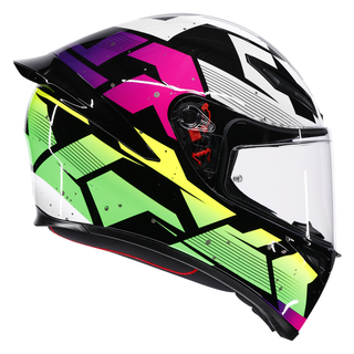 AGV K1-S Punkpulse - Black Purple Lime