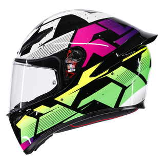 AGV K1-S Punkpulse - Black Purple Lime