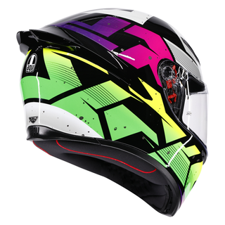 AGV K1-S Punkpulse - Black Purple Lime