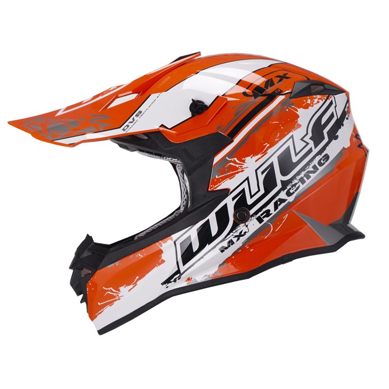 WULFSPORT ADULT OFF ROAD PRO HELMET (ORANGE)