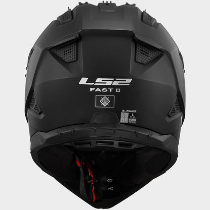 LS2 MX708 FAST II (MATT BLACK)