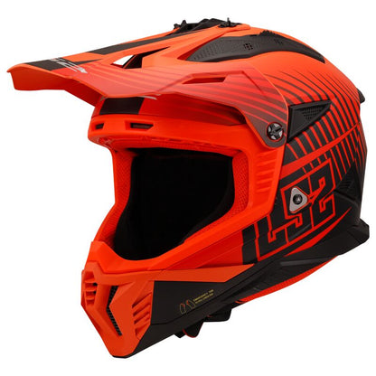 LS2 MX708 FAST II DUCK (ORANGE)