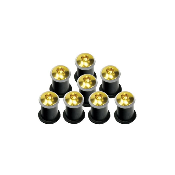 Bike It Fairing Bolts Gold Screws Nuts And Rubbers
