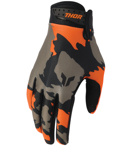 Thor Launchmode Hunter Gloves - Orange and Black