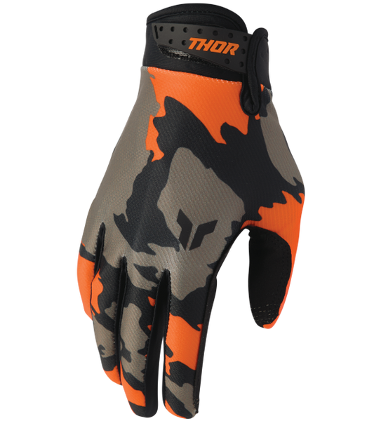 Thor Launchmode Hunter Gloves - Orange and Black