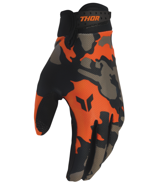 Thor Launchmode Hunter Gloves - Orange and Black