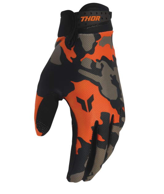 Thor Launchmode Hunter Gloves - Orange and Black
