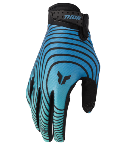 Thor Launchmode Identity Gloves TEAL/BLACK