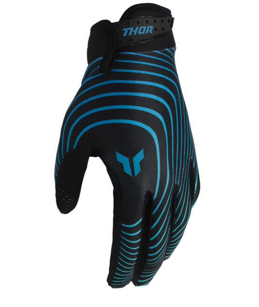 Thor Launchmode Identity Gloves TEAL/BLACK