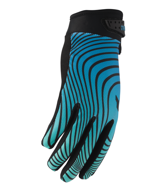 Thor Launchmode Identity Gloves TEAL/BLACK