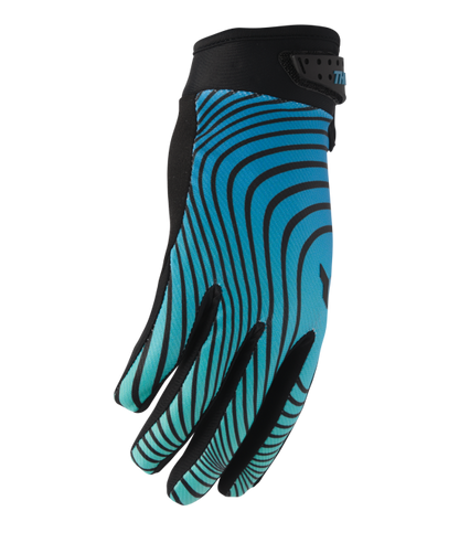 Thor Launchmode Identity Gloves TEAL/BLACK