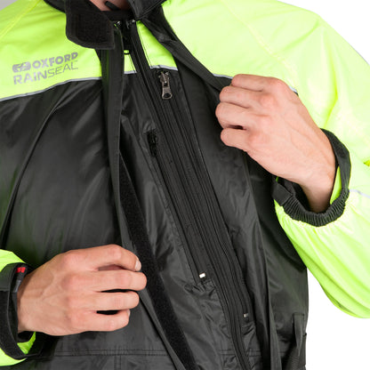 Oxford Rainseal Oversuit Black/Fluo