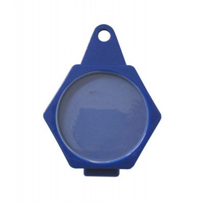 Hexagonal Fold-Over Tax Disc Holder (Blue)